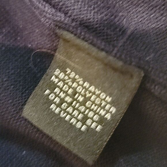 Verve Ami Women's Navy Open Front Cardigan Sz Med - Picture 8 of 8